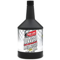 10W30 Motorcycle Oil - 1 Quart Bottle (946ml) (RED42304)