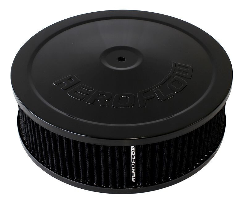 Aeroflow 9'' X 23/4'' AIR CLEANER ASSY51/8'' NECK BLACK COTTON