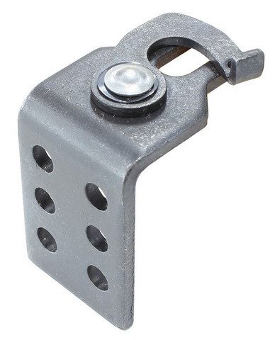Aeroflow QUICK RELEASE MORSE CABLE BRACKET 90° MILD STEEL