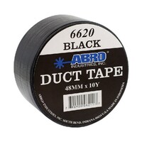 Abro Cloth Duct Tape Black 6620-2-10-BLK