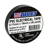 Abro PVC Electrical Tape Black ET-914-BLK