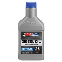 AMSOIL 15W-40 Heavy-Duty Synthetic Diesel Oil 1x Quart (946ml)