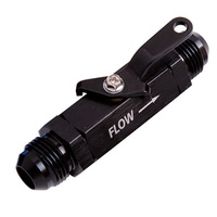 Aeroflow SHUT OFF VALVE -8AN BLACK