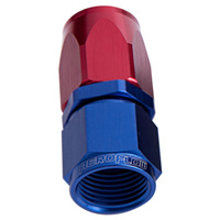 Aeroflow 100 Series Taper Hose End -04AN Female to -04AN Hose Straight Blue AF101-04