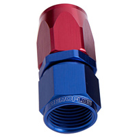 Aeroflow 100 Series Taper Hose End -08AN Female to -08AN Hose Straight Blue 25-Pack AF101-08-25