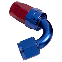 Aeroflow -4AN TAPER SERIES 120 DEGREE HOSE END BLUE