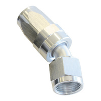 Aeroflow -6AN TAPER SERIES 30 DEGREE HOSE END SILVER