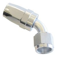 Aeroflow 100 Series Taper Hose End -20AN Female to -20AN Hose 60-Degree Silver AF118-20S