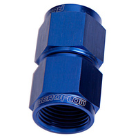 Aeroflow STRAIGHT FEMALE FLARE -4AN BLUE SWIVEL COUPLER