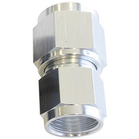 Aeroflow SWIVEL COUPLER REDUCER -8AN TO -6AN SILVER FEMALE COUPLER