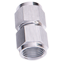Aeroflow STRAIGHT FEMALE FLARE -20AN SILVER COUPLER