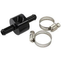 Aeroflow 5/16'' BARB WITH 1/8'' PORT ADAPBLACK STRAIGHT