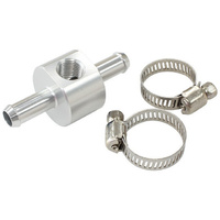 Aeroflow 5/16'' BARB WITH 1/8'' PORT ADAPSILVER STRAIGHT
