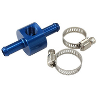 Aeroflow 3/8'' BARB WITH 1/8'' PORT ADAPTBLUE STRAIGHT
