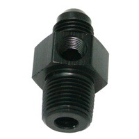 Aeroflow MALE 1/4''NPT TO -6AN 1/8'' PORTBLACK 1/4'' TO -6AN 1/8'' PORT