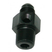 Aeroflow MALE 1/4''NPT TO -8AN 1/8'' PORTBLACK 1/4'' TO -8AN 1/8'' PORT