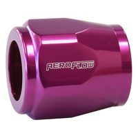 Aeroflow HEX HOSE FINISHER 15MM ID PURPLE 5/8'' ID CLAMP