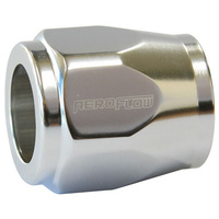 Aeroflow HEX HOSE FINISHER 40.5MM ID SILVER 1-19/32'' ID CLAMP