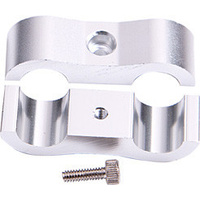 Aeroflow BILLET DUAL HOSE SEPARATOR SILVER