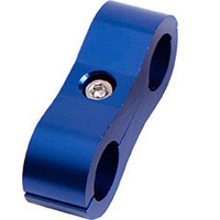 Aeroflow BILLET DUAL HOSE SEPERATOR BLUE 19MM ID OR 3/4'' ID