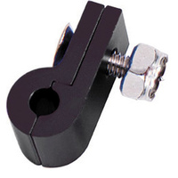 Aeroflow BILLET P STYLE CLAMP 3/16 LINEBLACK 4.7MM ID OR 3/16'' ID