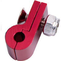 Aeroflow BILLET P STYLE CLAMP -6 HOSE RED 14.3MM ID OR 9/16'' ID