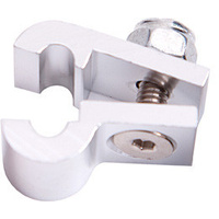 Aeroflow BILLET P STYLE CLAMP -6 HOSE SILVER 14.3MM ID OR 9/16'' ID