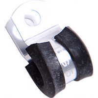 Aeroflow CUSHIONED P CLAMPS -28AN 5PK SILVER 44.5MM OR 1-3/4'' ID