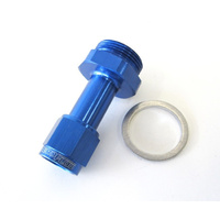 Aeroflow -6AN HOLLEY CARB INLET 4150 BLUE SWIVEL NUT (PAIR)