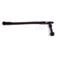 Aeroflow HOLLEY DUAL INLET RAIL -6AN BLACK SUIT 1-2 METERING BLOCKS