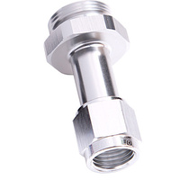 Aeroflow -8AN FEMALE TO HOLLEY 4150 SILVER SWIVEL NUT (PAIR)