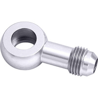 Aeroflow EDELBROCK CARB INLET BANJO SILVER 5/8-20 TO MALE -6AN