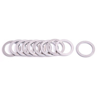 Aeroflow ALLOY CRUSH WASHER 10PK 16.25MM