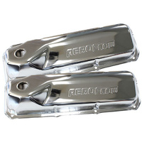 Aeroflow FORD 302-351C SBF VALVE COVER CHROME WITH AEROFLOW LOGO