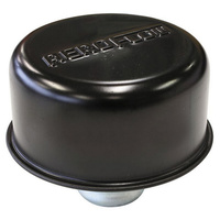 Aeroflow Black valve cover breather Push in style no spout w/logo