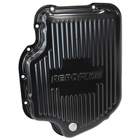 Aeroflow TH400 DEEP TRANSMISSION PAN BLACK W/ DRAIN PLUG 3'' DEEP