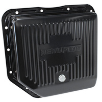 Aeroflow TH350 DEEP TRANSMISSION PAN BLACK W/ DRAIN PLUG