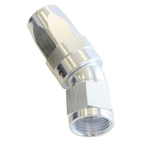 Aeroflow 150 Series Taper Full Flow Hose End -16AN Female to -16AN Hose 30-Degree Silver AF197-16S