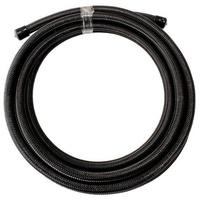 Aeroflow 200 Series PTFE Stainless Braided Hose Black 1m AF200-20-1MBLK