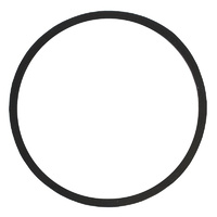 Aeroflow RUBBER AIR FILTER BASE GASKET SUITS 5-1/8'' NECK SIZE CARBS