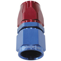 Aeroflow ALLOY STRAIGHT HOSE END -8AN BLUE SWIVEL NUT SUIT TEFLON