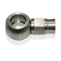 Aeroflow -3 Straight Banjo Hose End Eye Size 10mm (3/8)