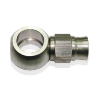 Aeroflow -3 Straight Banjo Hose End Eye Size 7/16