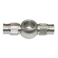 Aeroflow -3AN DOUBLE END BANJO 7/16'' STAINLESS SUIT TEFLON