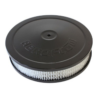 Aeroflow 9'' X 2'' AIR CLEANER ASSEMBLY5-1/8'' NECK BLACK PAPER