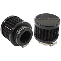 Aeroflow 1'' UNIV CLAMP ON FILTER 2'' O.D 1-1/2'' H BLACK TOP