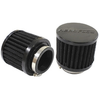 Aeroflow 1-3/4'' UNIV CLAMP ON FILTER 3'' O.D 2-1/2'' H BLACK TOP