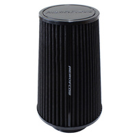 Aeroflow 3-1/2 CLAMP-ON TAPERED FILTER 4.6-6.1 O.D 9.1 HIGH BLACK