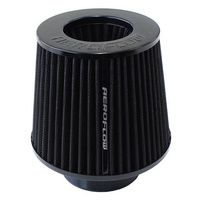 Aeroflow 3'' INVERTED TAPERED FILTER 5.25-6 O.D 5 HIGH BLACK