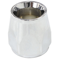 Aeroflow CHROME HOSE END SOCKET PTFE STYLE FITTINGS ONLY 200 & 570